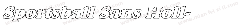 Sportsball Sans Holl字体转换